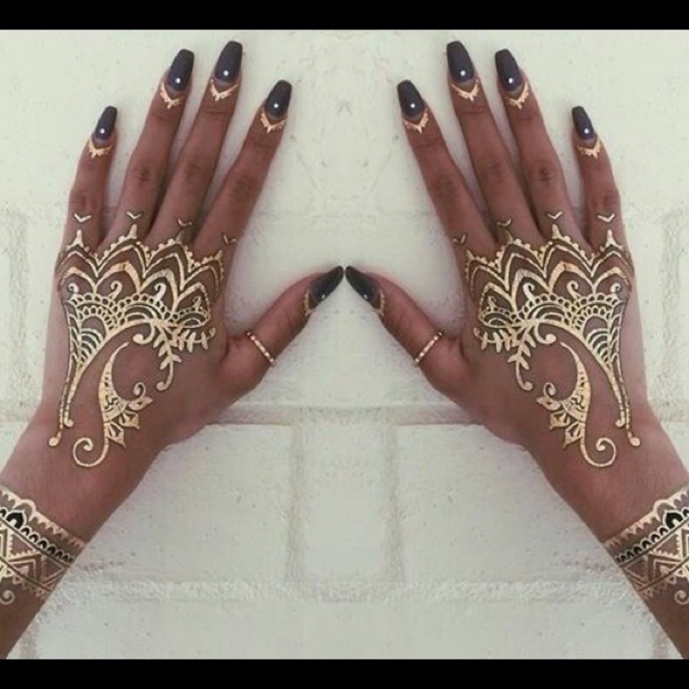 METALLIC TATTOOS